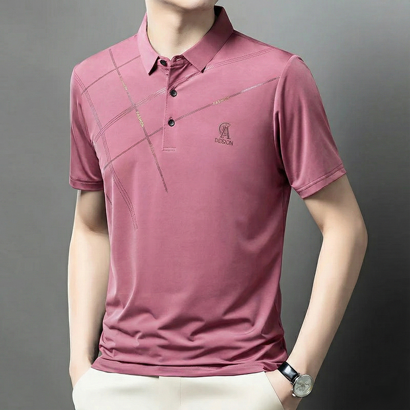 AetherGrid Luxe Polo T-Shirt