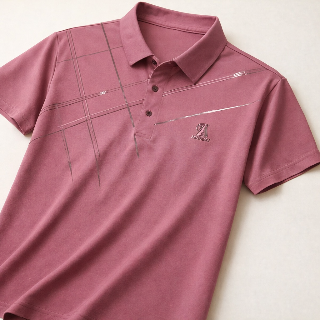 AetherGrid Luxe Polo T-Shirt